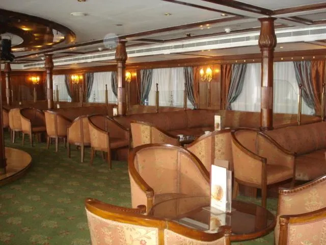 Lounge aboard the Radamis II Nile Cruise Nile cruise